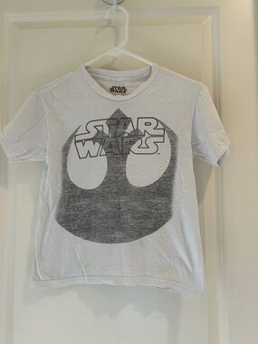 Star Wars Rebel Alliance Graphic 2017 Kids White T-Shirt Tee short sleeve size M